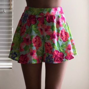 Charlotte Russe flower flowy shorts